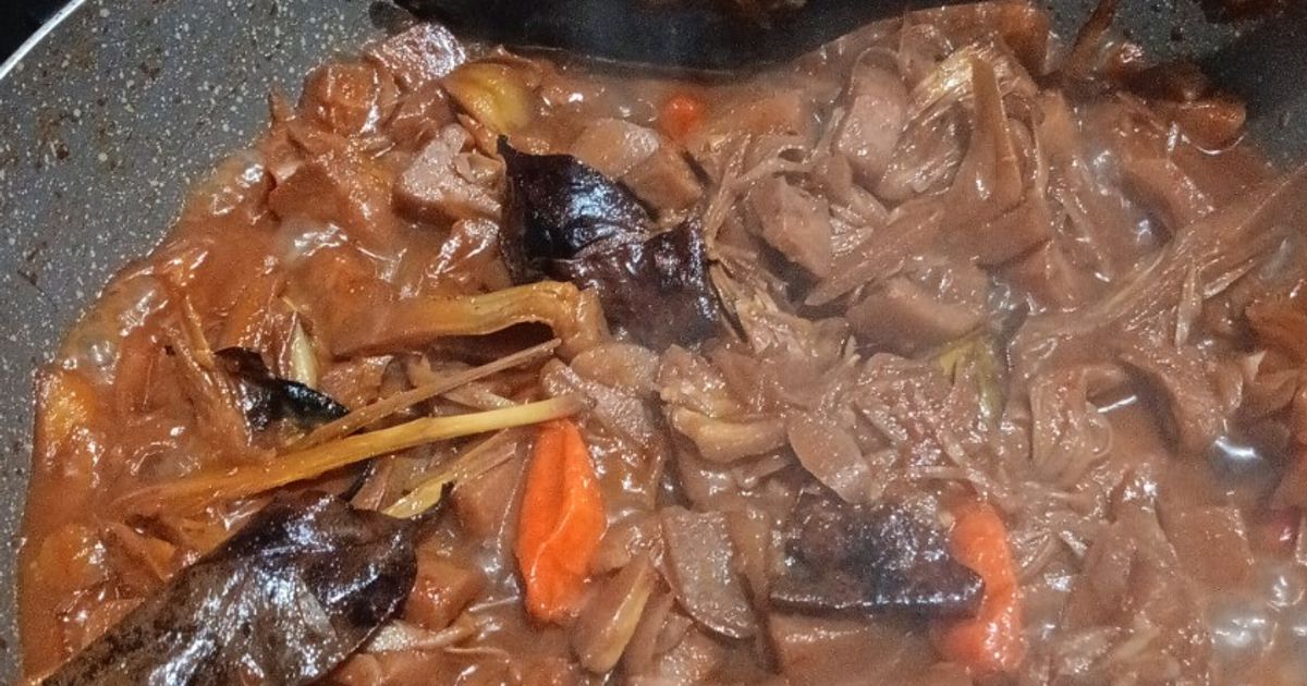 Gudeg nangka pedas manis ala rumahan