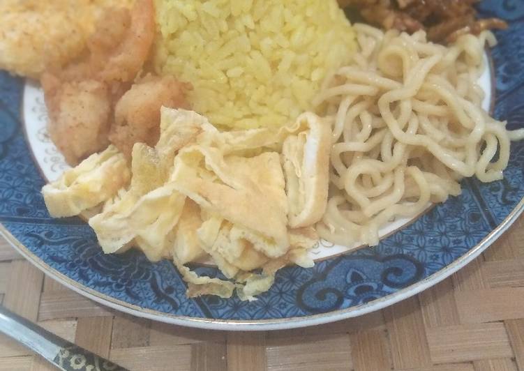 Bagaimana Membuat Nasi kuning fibercream🍚 yang Sempurna