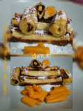 Mango rolls, cheese and chocolate rolls