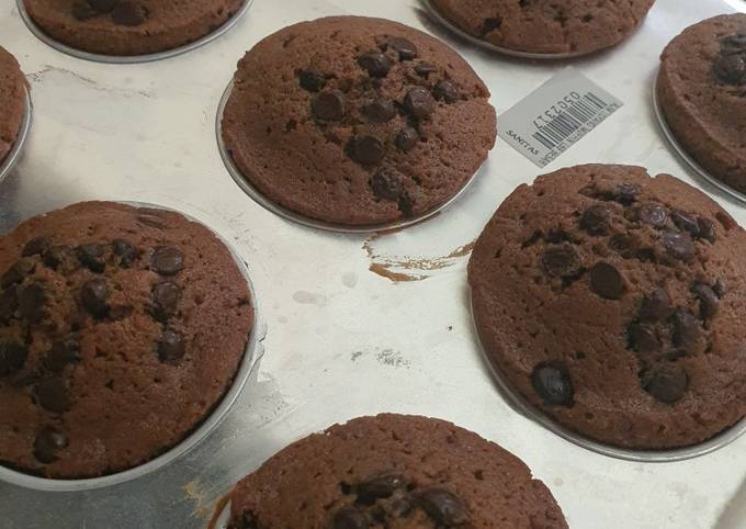 Muffin Cokelat OVALTINE Oven Tangkring TANPA MIXER