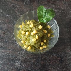 A picture of Pani Puri Sorbet.
