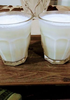 A picture of Meethi lassi.