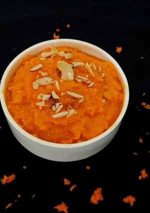 A picture of Gajar Ka Halwa.