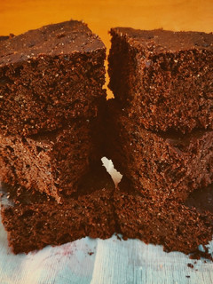 Foto di Brownies all'avena e crema di nocciole