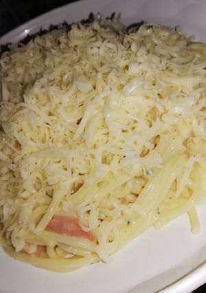 Carbonara gyorsan virslivel recept fotója