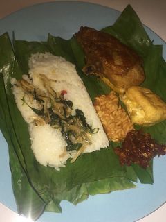Foto resep Nasi bakar ikan teri