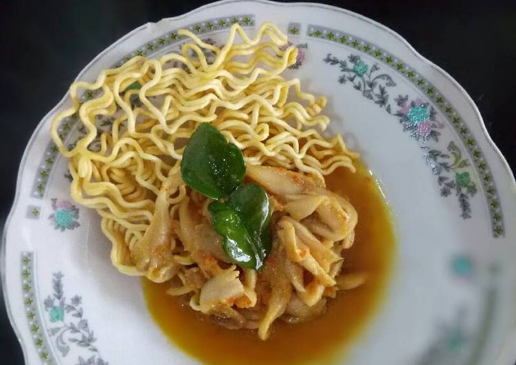 Resep Rica rica jamur dengan mie, Enak