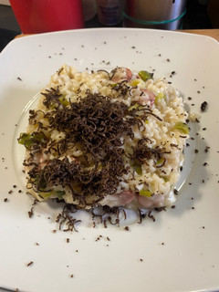 Una foto de Risotto a mi manera con trufa