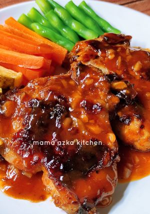 Foto resep Steak ayam saus barbeque