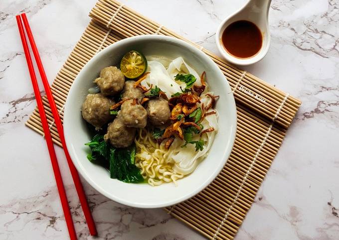 Resep Mie Bakso Kuah Oleh Priska Koes Cookpad