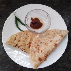 A picture of Chana Dal Stuffed Bread Flour Paratha.