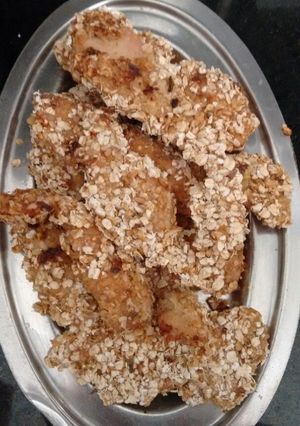 Una foto de Dedos de pollo / chicken fingers