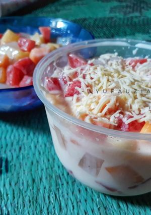 Foto resep Salad buah simple