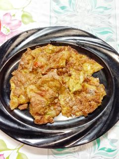 Foto resep Telor dadar pedas
