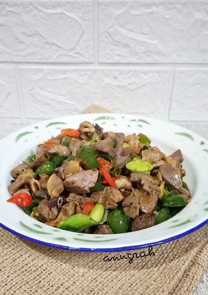 Foto resep Oseng Jeroan Cabe Ijo