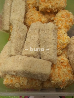 Foto resep Nuget Homemade wortel ayam keju bisa buat cemilan mpasi 9+