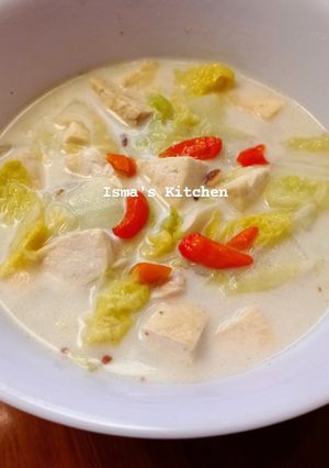Foto resep Sawi Putih Kuah Santan