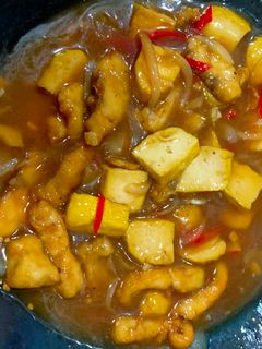 Foto resep Kakap dan Tahu Saus Tauco