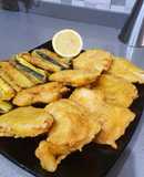 Merluza en tempura