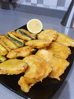 Una foto de Merluza en tempura