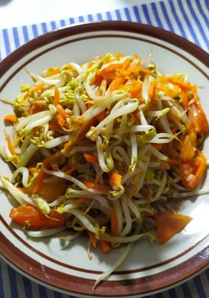 Foto resep Cah Toge Wortel Tomat