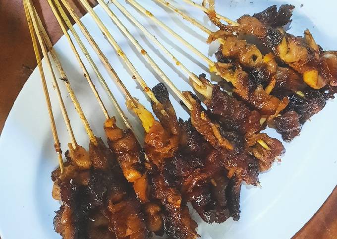 Resep Sate jamur tiram yang Enak