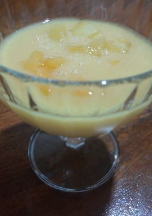 Una foto de Gazpacho de cítricos, mango y piña