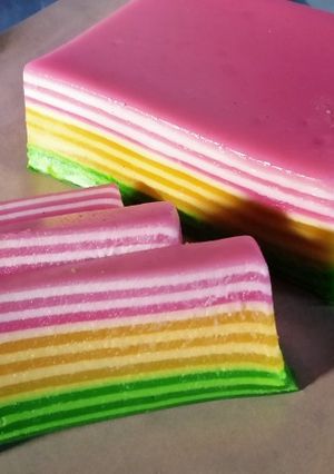 Foto resep Lapis 🌈 ceria