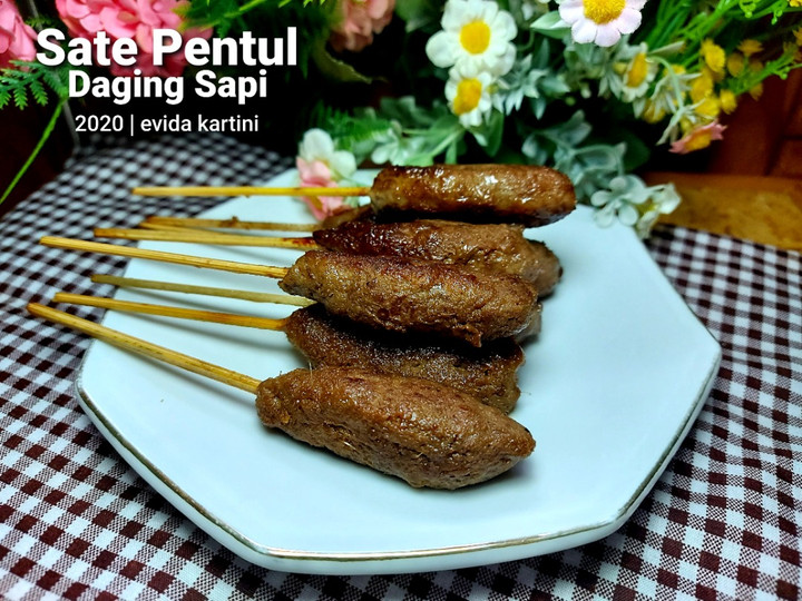 Resep: Sate Pentul Daging Sapi Simpel