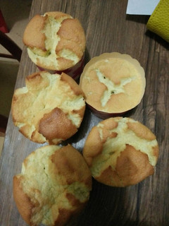 Foto resep Pandan hokkaido chiffon cupcake