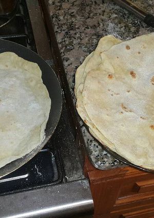 Una foto de Fajitas con Masa Casera