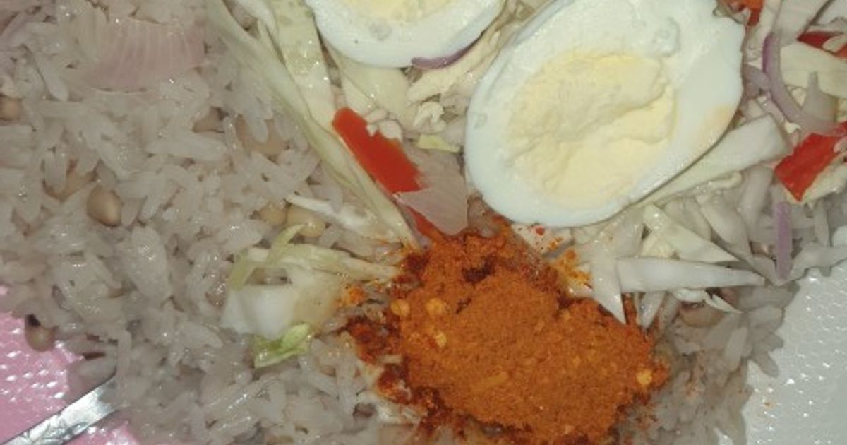 Rook Da Rice Rice And Beans With Dry Pepper (Shinkafa Da Wake Da Mai Da Yaji) Recipe ...