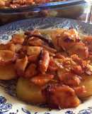 Rejo al ajillo con pimentón🐙🦑