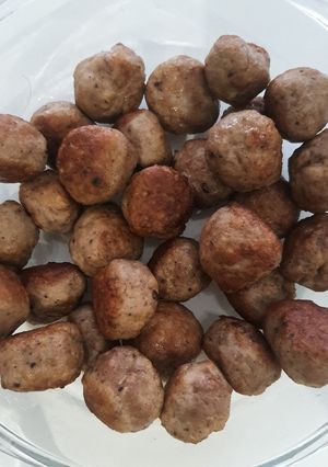 Foto resep Swedish Meatballs (Bola Bola Daging) ala Ikea