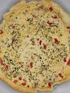 Une photo de Quiche thon poivron