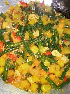 Foto resep Tumis Labu Siam Kacang Panjang