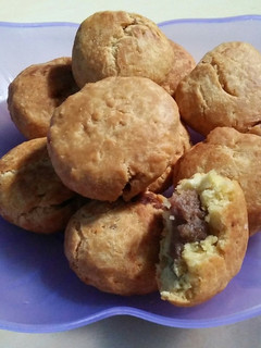 Foto resep Roti Goreng Empuk Isi Pisang Chocolatos