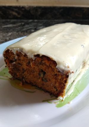 Una foto de Carrot cake (torta de zanahoria)