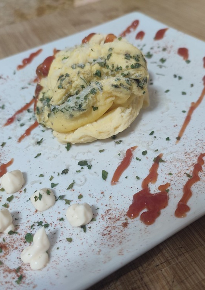 Una foto de Tortilla al microondas