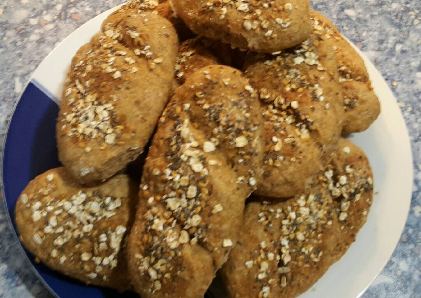 Panes integrales de espelta con cereales en Thermomix