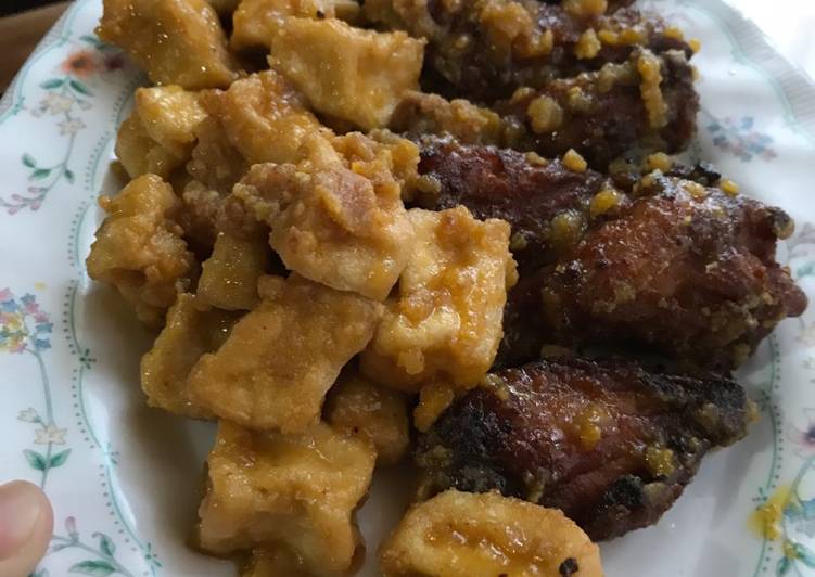 Resep Tahu ayam saus telor asin, Bikin Ngiler