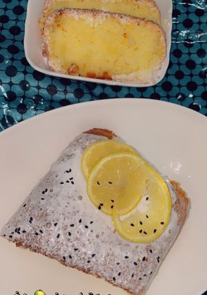 صورة لوصفة كيكة الليمون 🍋