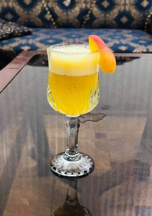 A picture of Peach Juice🍑🍹.