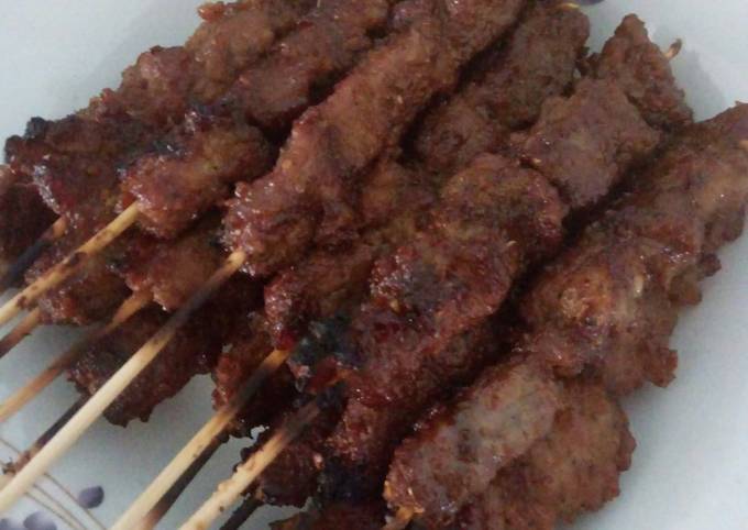 Wajib coba! Bagaimana cara buat Sate Sapi Khas Ungaran Empuk yang nikmat