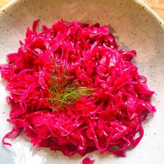 Fermented red cabbage 👌👌👌 A picture of Fermented red cabbage 👌👌👌.