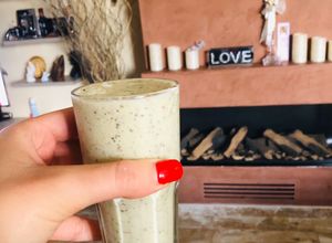 O poză a rețetei Smoothie de kiwi și mere.