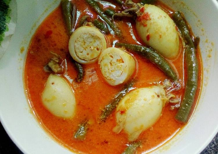 Gulai Cumi isi Tahu