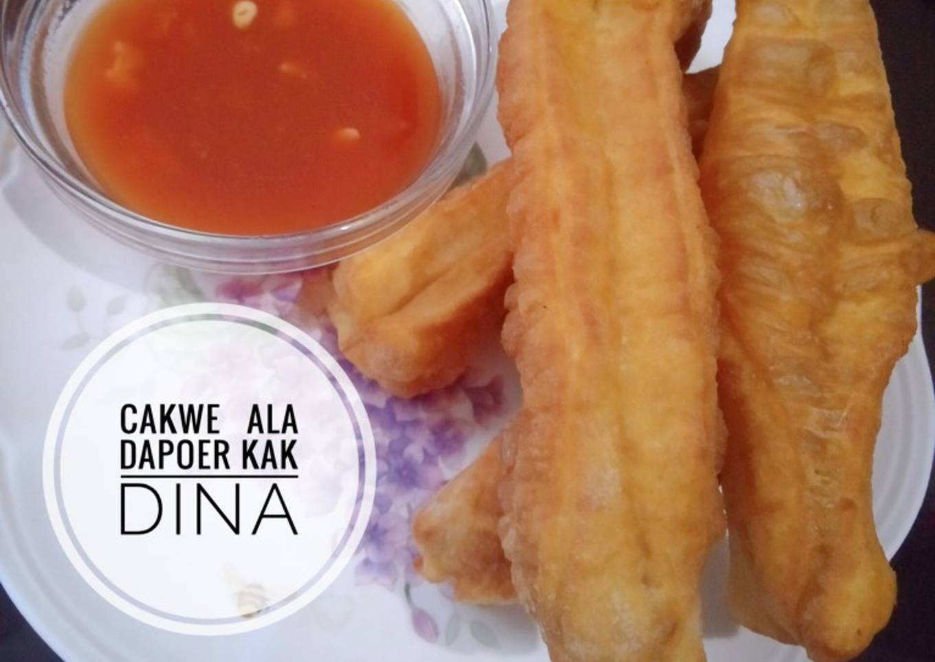 Cakwe with saus simple