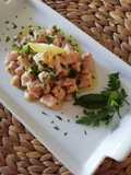 Tartare di tonno fresco alla mugnaia