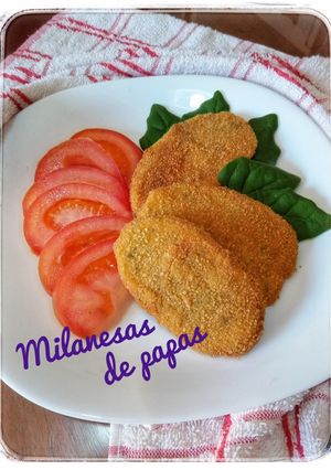 Una foto de Papas a la milanesa !!!!!